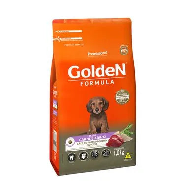 Ração Golden Formula Cães Filhotes raças pequenas carne