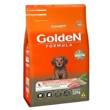 Ração Golden Formula Cães Filhotes raças pequenas frango