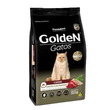 Ração Golden Gatos Castrados Carne