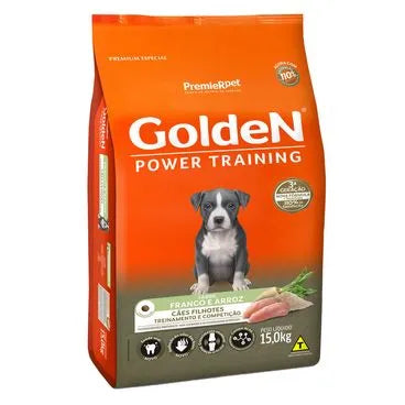 Ração Golden Power Training Filhotes Frango e Arroz